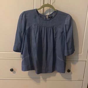 Isabel Marant silk peasant top